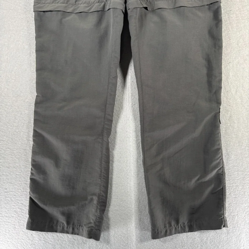 The North Face Paramount Convertible‎ Cargo Pants Womens 10 Regular Gray Nylon